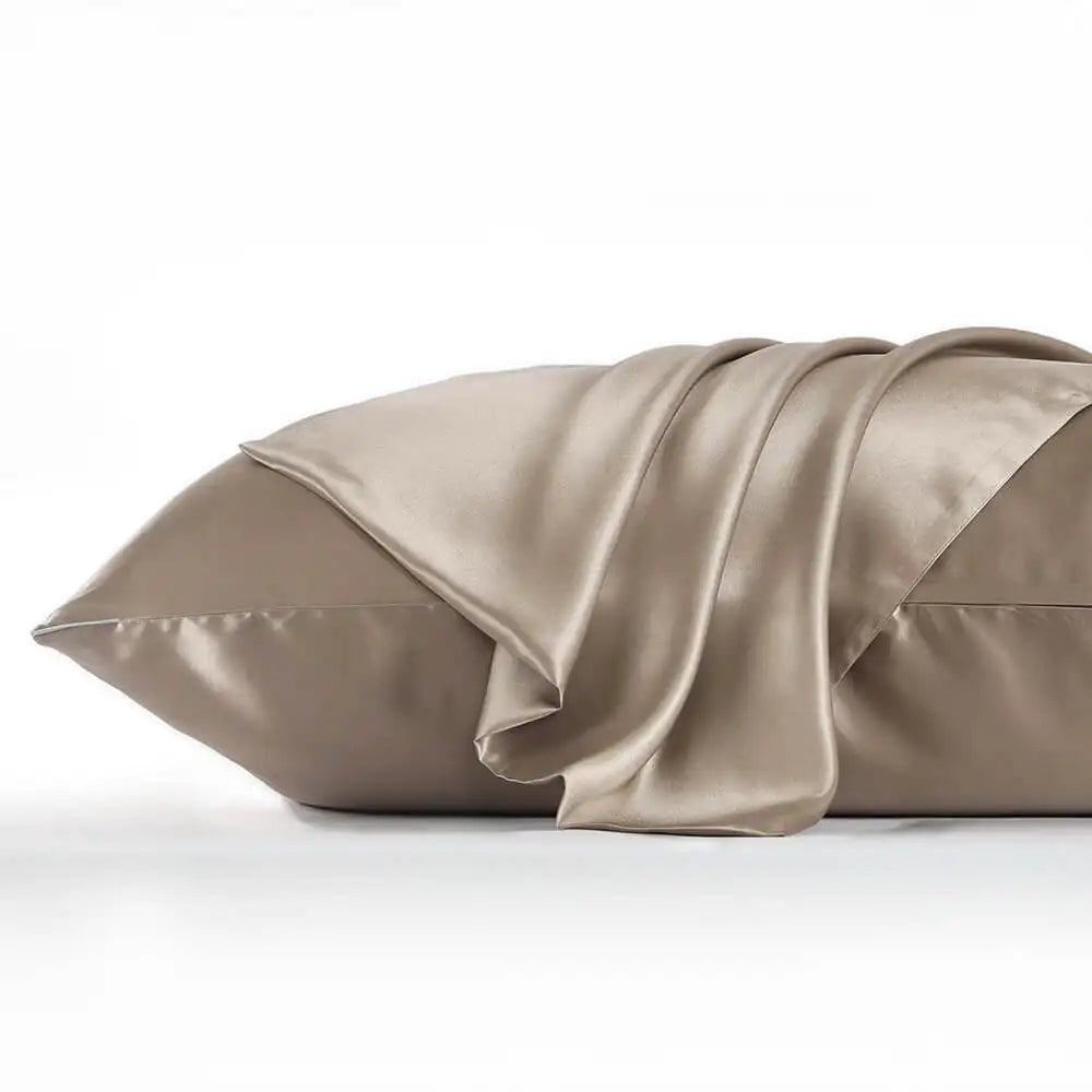 The Satin Pillowcase by Soie — styled on bed