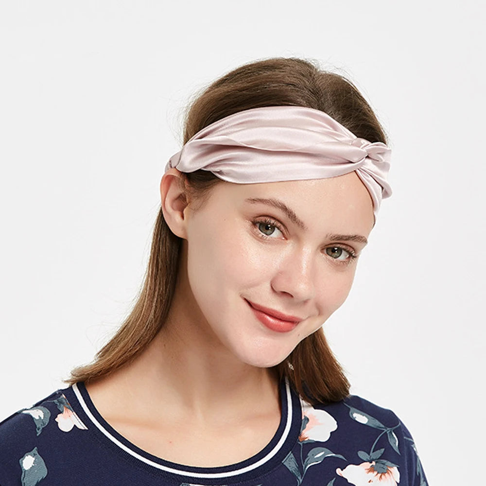 The Satin Hair Wrap by Soie — Forest Green