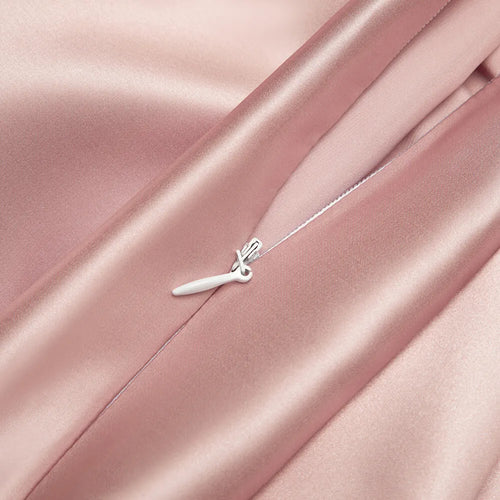 The Satin Pillowcase by Soie — smooth satin with zipper closure