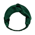 The Satin Hair Wrap by Soie — Forest Green