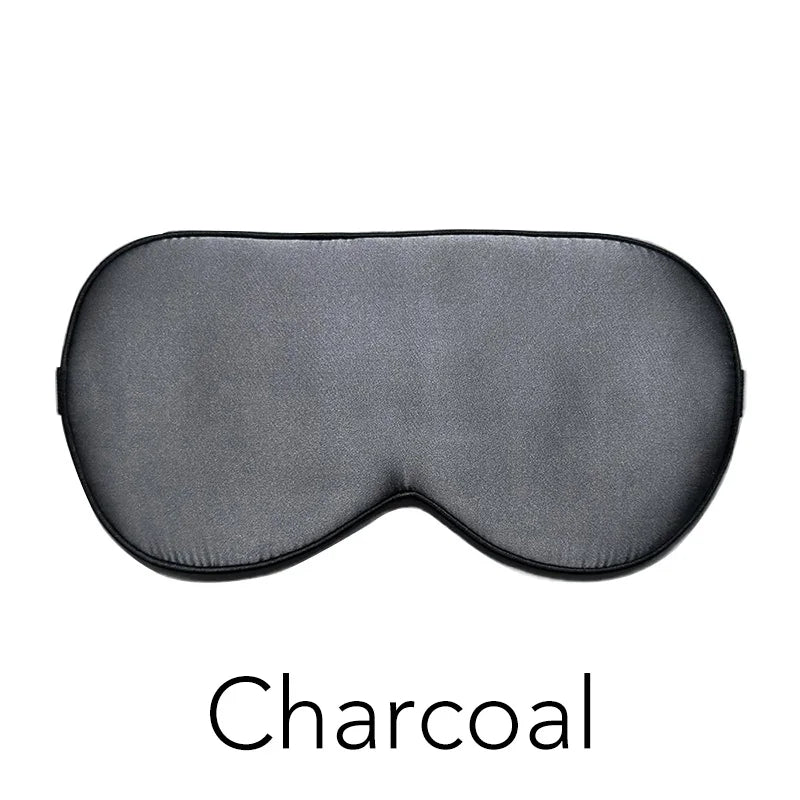 The Satin Sleep Mask by Soie — Charcoal
