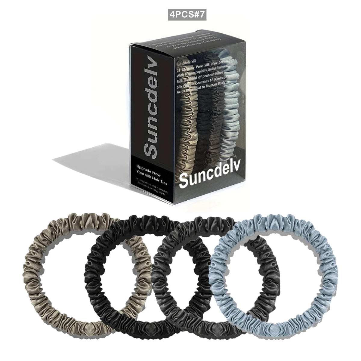 Silk Scrunchie Set in Leopard print — wild-meets-luxury hair ties — Soie