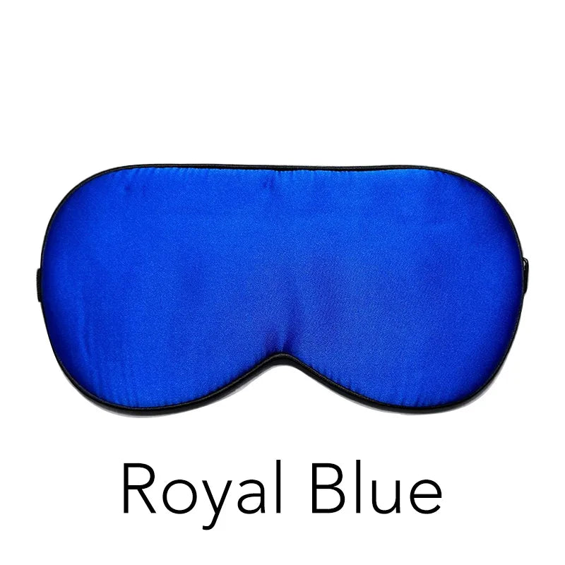 The Satin Sleep Mask by Soie — Cobalt