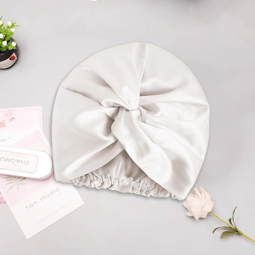 The Satin Sleep Bonnet by Soie — smooth satin
