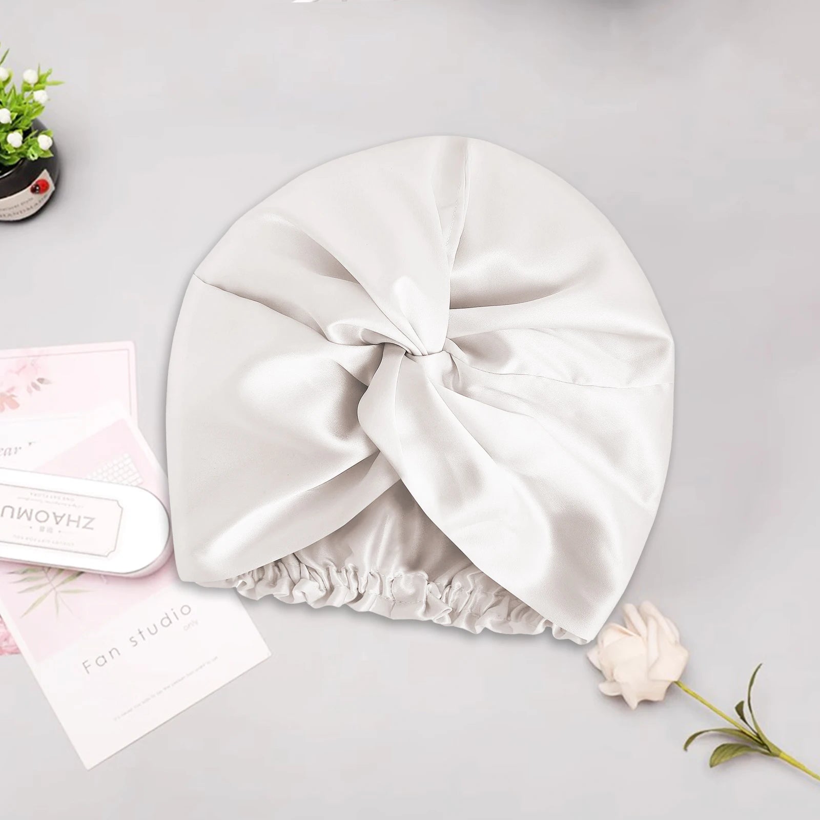 22 Momme Mulberry Silk Sleep Bonnet — Soie
