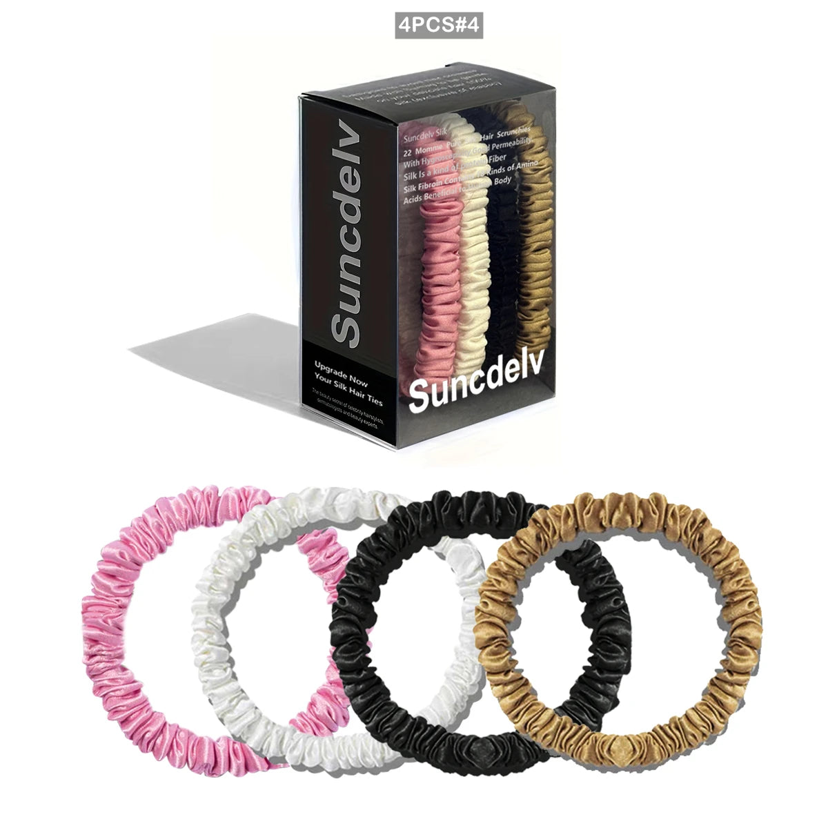Mulberry Silk Scrunchies — no-crease, zero-breakage luxury hair ties — Soie