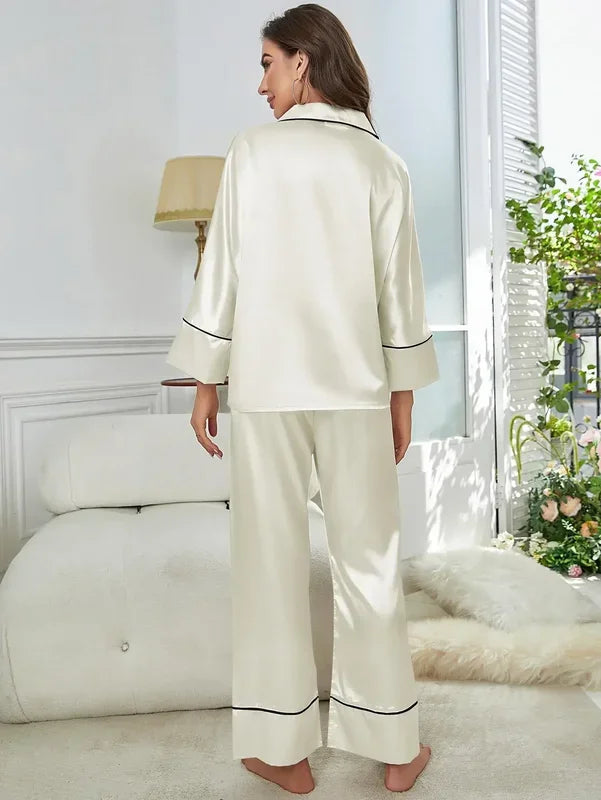 The Satin Pyjama Set