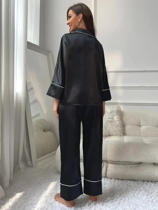 The Satin Pyjama Set