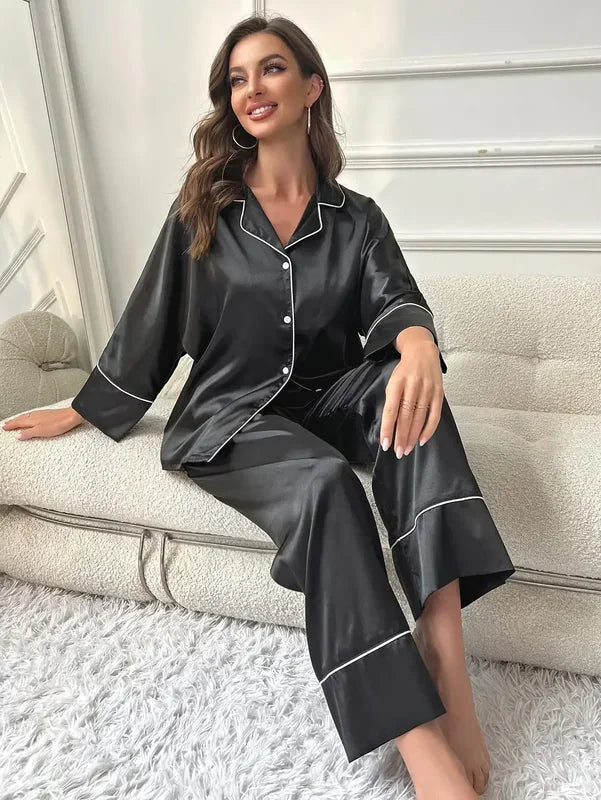 The Satin Pyjama Set